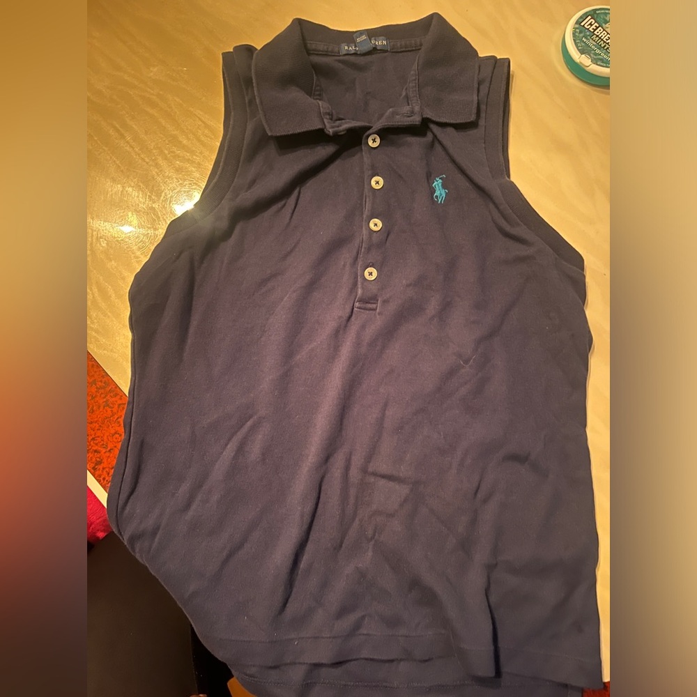 Polo Ralph Lauren button up tank top